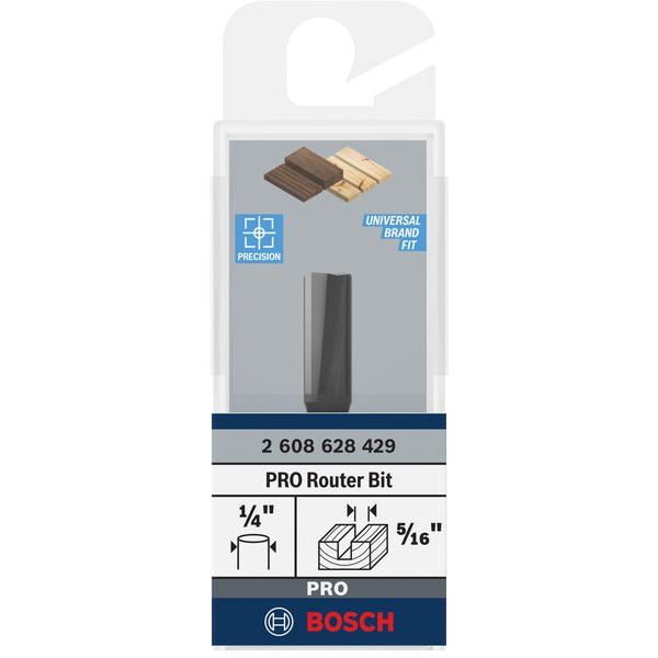 Bosch - Fräser PRO Nutfräser, 2608628429 zweischneidig 5/16
