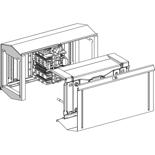 Schneider Electric - Zubehör/Ersatzteile für Schienenverteiler Adapter KSA800FA4 für alte KS-Reihe