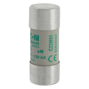 Eaton - Zylindrische Sicherung Sicherungseinsatz Nieders. CYLINDRICA#C22M80 80A AC 500V 120kA − 10 Stück