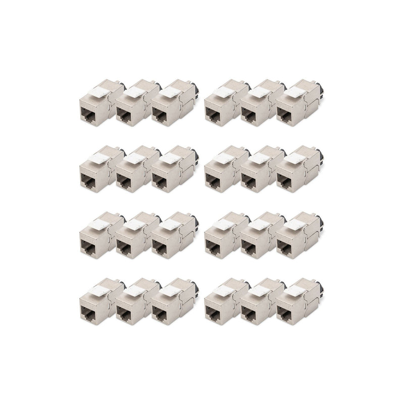 DIGITUS - Modularer Steckverbinder Keystone Modul Kat.6A DN-93617-24 geschirmt Set=24St