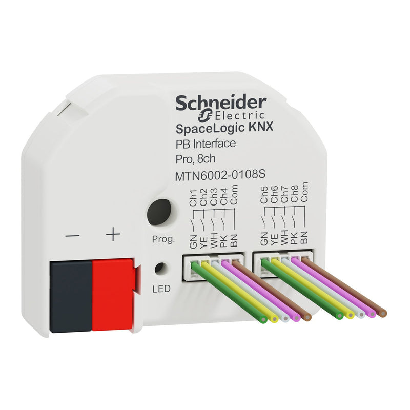 Merten - Bussystem-Kombi I/O Gerät KNX Tasterschnittst.Pro 8f MTN6002-0108S
