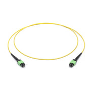 Corning - Patchkabel LWL LWL-Patchkab. 12F MPO APC JZEZE12GEZ-NB001M ST/ST OS2 1m gelb
