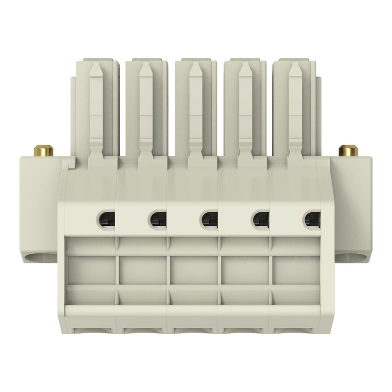 WAGO - Ein- und mehrpolige Klemmenleiste 1-Leiter-Federleiste 831-3105/107-000 CAGECLAMP,10mm²,lgr − 24 Stück