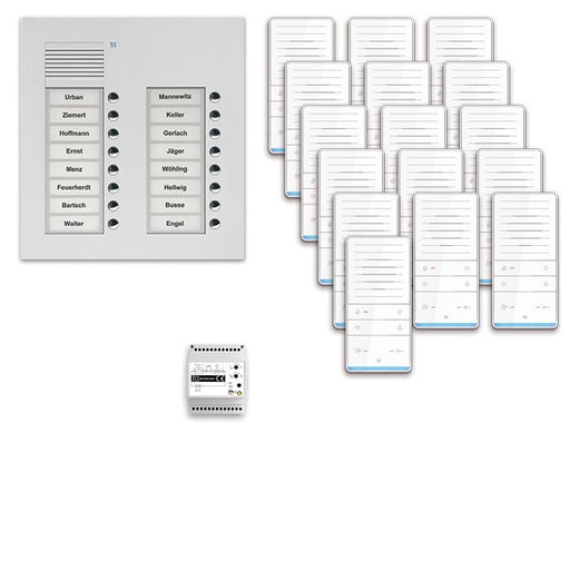 TCS Tür Control - Türsprech-Set audio:pack Unterputz PAUF162/001 für 16 Wohneinheiten