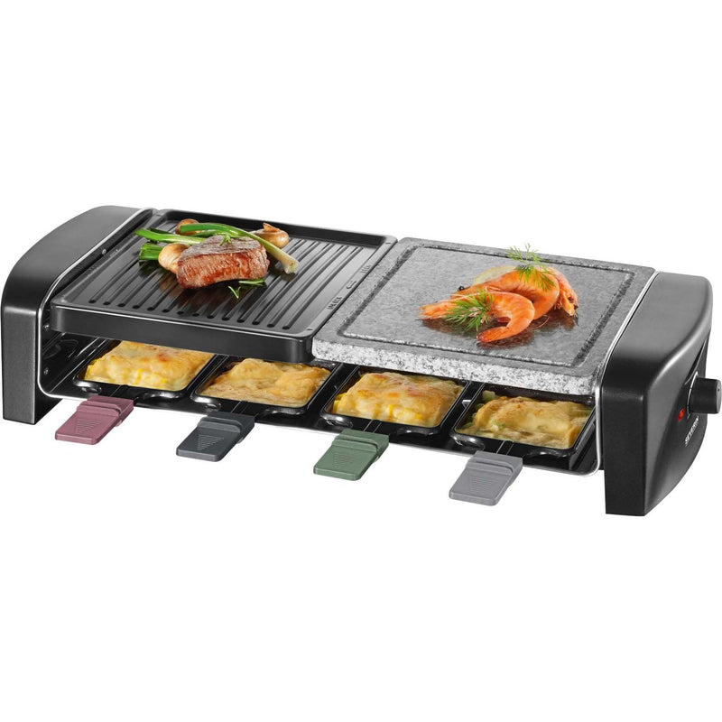 Severin - Raclette Raclette-Grill RG 9645 sw m.Naturgrillstein