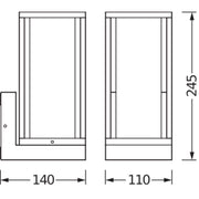Ledvance - Decken-/Wandleuchte Wandleuchte E27 ENDURA#4058075554399