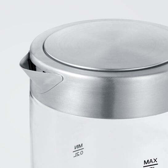 Severin - Wasserkocher Mini-Glas-Wasserkocher WK 3472 eds-geb/sw 0,5L,1100W