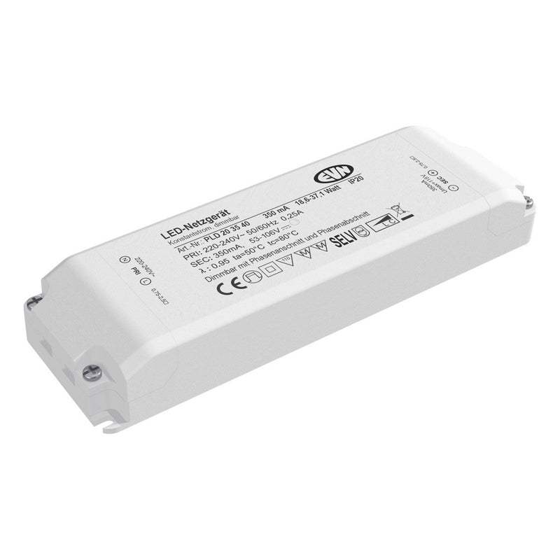 EVN Lichttechnik - LED-Betriebsgerät LED-Netzgerät PLD203540 350mA 18,6-37,1WIP20