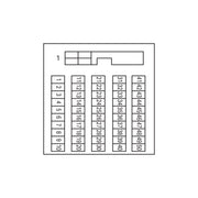 WAGO GmbH & Co. KG - Übergabemodul Übergabemodul 289-598 DIN 41651,50-polig − 3 Stück