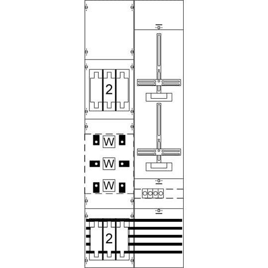 Striebel&John - Zählerfeld Mess-u.Wandlerfeld KA4205 komplett H5/B2