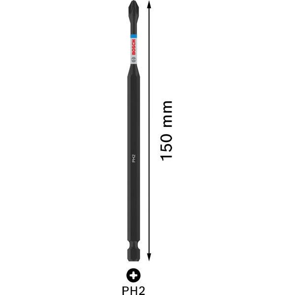 Bosch - Bit PRO Phillips Impact 2608522525 Bit, PH2, 150 mm