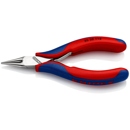 Knipex - Rundzange Elektronik-Greifzange 35 32 115 spiegelpoliert,115mm
