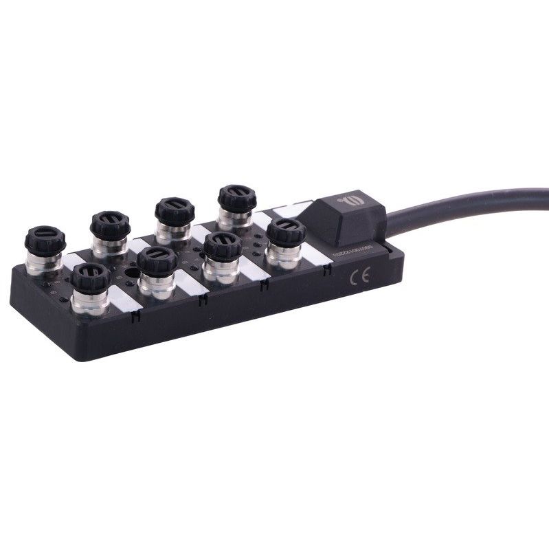 Harting - Passiver Sensor-/Aktor-Verteiler (mit Leitung) Verteilerboxen vormontier. 090700122203 Stammleitung