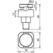 DEHN - Verbinder für Blitzschutz KS-Verbinder St/tZn KSV 8.12.5 STTZN M12 f. Rd 8-12,5mm