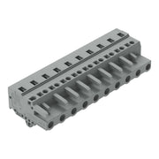 WAGO - Kabelsteckverbinder für Leiterplattensteckverbinder 1-Leiter-Federleiste 231-210/008-000 CAGECLAMP,2,5 mm²,gr − 25 Stück