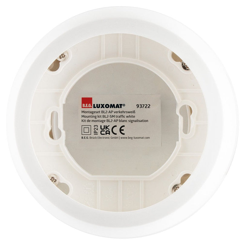 BEG Brück Electronic - Zubehör/Ersatzteile für Bewegungsmelder Montageset 93722 weiß