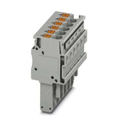 Phoenix Contact - Reihenklemmen-Steckadapter Stecker PP-H 4/ 4 4-pol., 0,2qmm-6qmm − 50 Stück