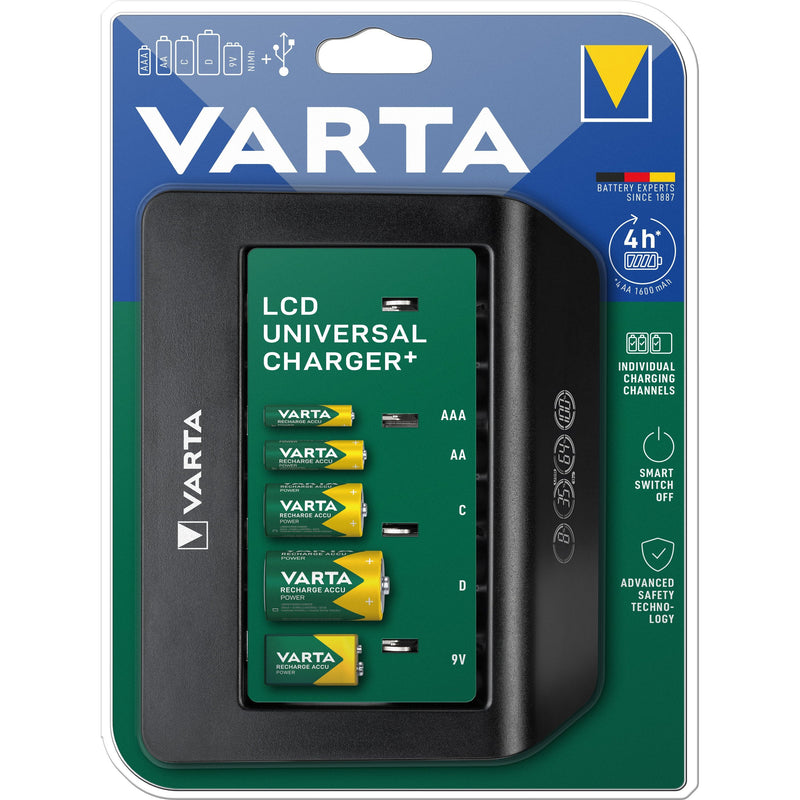 Varta Cons.Varta - Universal-Ladegerät LCD Universal Charger+ 57688101401