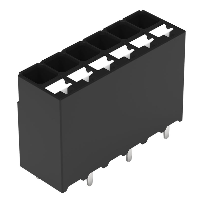 WAGO GmbH & Co. KG - Leiterplattenklemme THR-Leiterplattenklemme 2086-1126/300-000 Drücker,1,5mm²,sw − 144 Stück