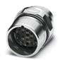 Phoenix Contact - Rundsteckverbinder, feldkonfektionierbar (Industriesteckverbinder) Gerätesteckverbinder CA-1RS1N8A6L00 Vorderwand