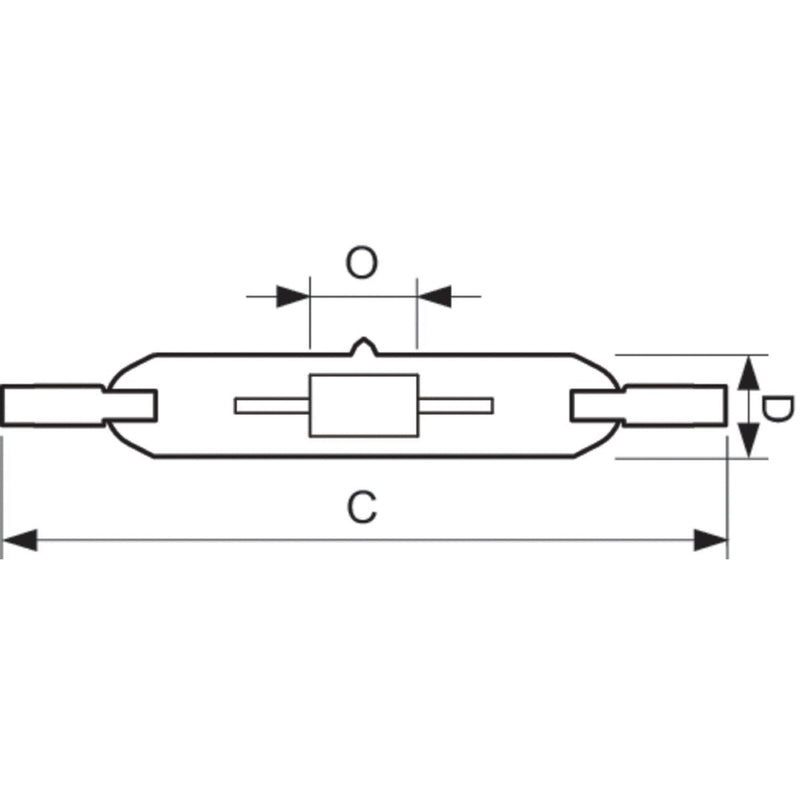 Philips Lighting - Halogen-Metalldampflampe ohne Reflektor Entladungslampe CDM-TD 70W/830 70W RX7S