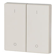 Eaton - Abdeckung/Bedienelement für Installationsschalterprogramme Wippe 2-fach CWIZ-02/42 creme glänzend 1/0