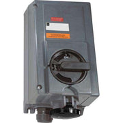 Stahl - Explosionsgeschützte CEE-Steckdose (IEC 60309) Wandsteckdose 125 A 8581/31-407 schwarz 7h