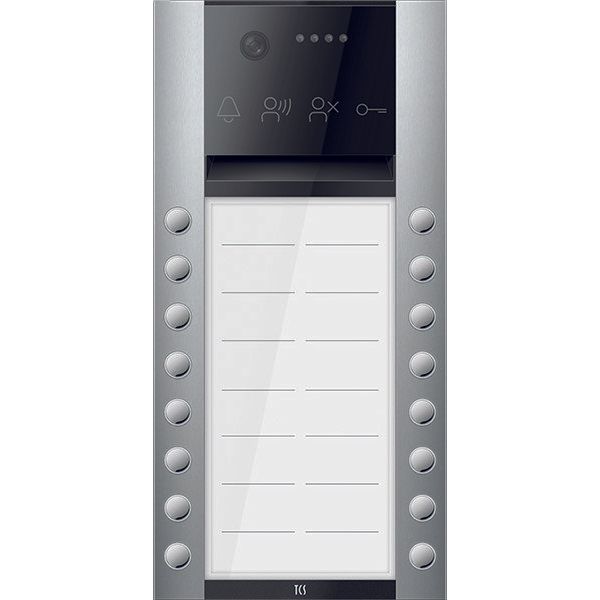 TCS Tür Control - Türstation für Türkommunikation Video-Außenstation AVA620216-0010 16 Klingelta. (R/L)