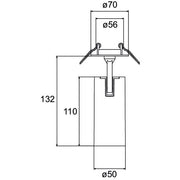 Brumberg Leuchten - Downlight/Strahler/Flutlicht LED-Halbeinbau-Strahler 88786174DA 4000K