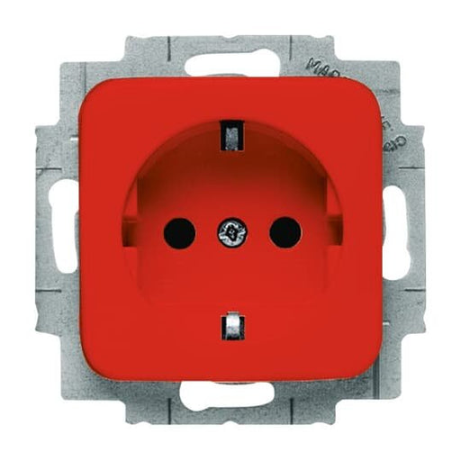 Busch-Jaeger - Steckdose SCHUKO Steckdosen-Einsatz 20 EUCKS-217-101 rot RAL3020