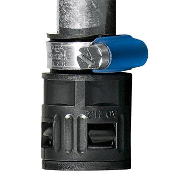 Flexa - Kunststoff-Wellschlauch-Verschraubung Adapter RQGST-M, AD34,5 schwarz AD 34,5 − 25 Stück