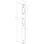 Assa Abloy effeff - Elektrischer Türöffner Mediator Türöffner 65-----60A35E91 m.Radiusschließblech