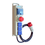 Walther Werke - CEE-Steckdosen-Kombination (IEC 60309) Steckdosenleiste 6510102 Tragb. Kunststoff