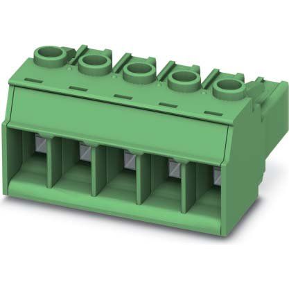 Phoenix Contact - Kabelsteckverbinder für Leiterplattensteckverbinder Leiterplattensteckverbinde PC 5/ 4-ST1-7,62 41A 1000V 4p grün − 50 Stück