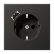 Jung - Steckdose SCHUKO Steckdose 16 A 250V AL 1520-18 A AN m. Berührungsschutz