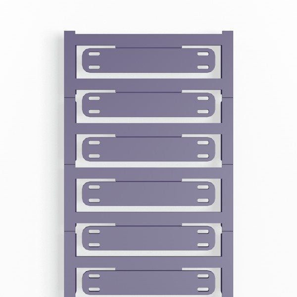 Weidmüller - Kabelmarkierungssystem Leitermarkierer SFX 11/60 MC NE VI 60x11mm,violett − 60 Stück
