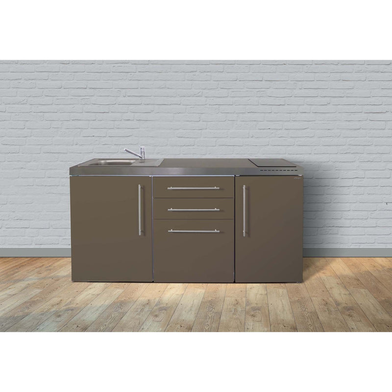Stengel - Mini-Küche Miniküche Premiumline MPMM170GKFreBli2Sn Mokka metallic