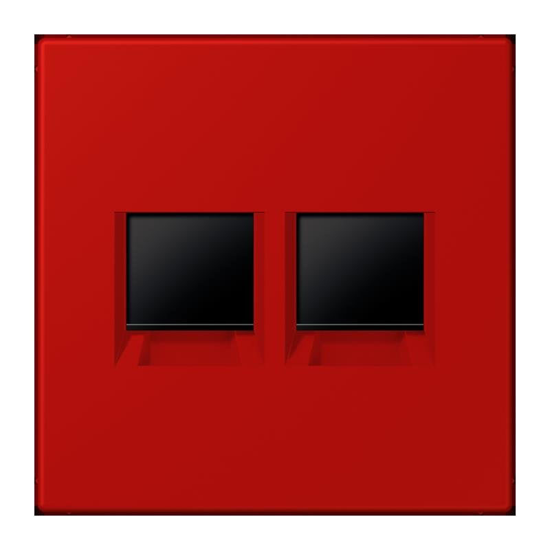 Jung - Einsatz/Abdeckung für Kommunikationstechnik Abdeckung (gerastet) LC 1969-2 WE 227