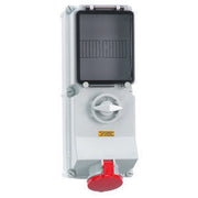 Bals Elektrotech - CEE-Steckdose abschaltbar, abgesichert (IEC 60309) Wandsteckdose abschaltbar 17168 verriegelt abgesich