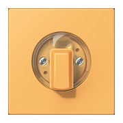 Jung - Abdeckung/Bedienelement für Installationsschalterprogramme Abdeckung für Drehschalter LC 1941 254 ocre jaune clair