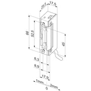 Assa Abloy effeff - Elektrischer Türöffner 118W--------A71 118WD FAFIX o.Stulp