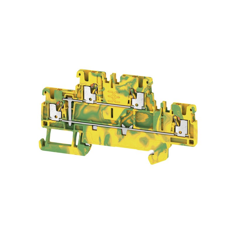 Weidmüller - Schutzleiter-Reihenklemme Schutzleiterreihenklemme A2T 1.5 PE 1,5 mm², beige, gg − 50 Stück