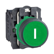 Schneider Electric - Drucktaster, Komplettgerät Drucktaster XB5AA3311 fl.,gn, I 1S / I