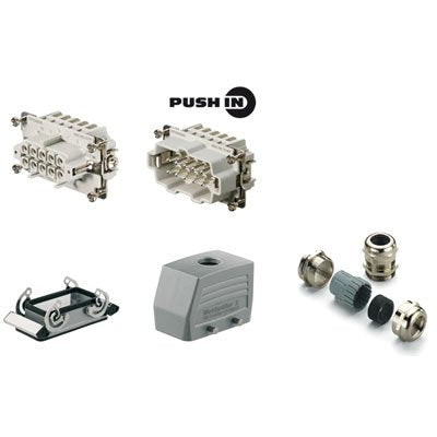 Weidmüller - Zubehör/Ersatzteile für Industriesteckverbinder Steckverbinder-Set Push in HDC KIT HE-P 10.111 Baureihe HE