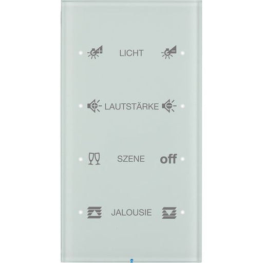 Berker - Bussystem-Tastsensor Touch-Sensor 4fach 75144150 Glas polarweiß