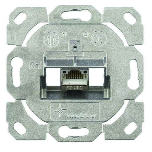 Telegärtner - Kommunikationsanschlussdose Kupfer Modul-Aufnahme 1-fach 100022978 UP/0 1AMJ-S DD flex − 5 Stück
