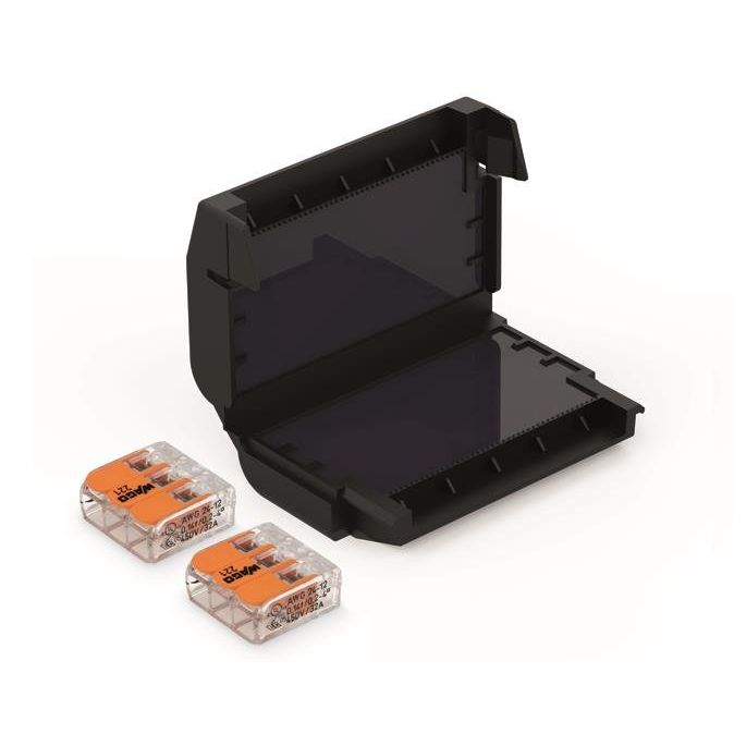 Cellpack - Verbindungs-/Übergangsmuffe Gelbox, mit WAGO COMPACT EASYPR-Set12x323Bulk Verbindungsklemmen