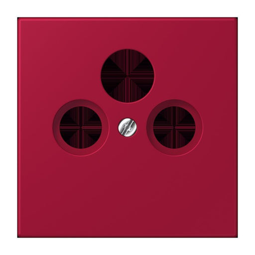 Jung - Einsatz/Abdeckung für Kommunikationstechnik Abdeckung für Sat/BK-Dose LC 990 SAT 229 rouge carmin (32100)