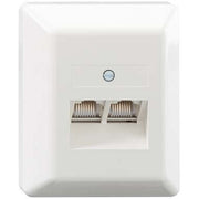 Rutenbeck - Kommunikationsanschlussdose Kupfer Cat.6-Anschlussdose UAE-Cat6Aiso8/8UAprw
