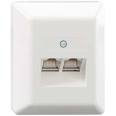 Rutenbeck - Kommunikationsanschlussdose Kupfer Cat.6-Anschlussdose UAE-Cat6Aiso8/8UAprw − 1 Stück by Rutenbeck

